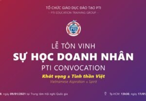 Lễ tôn vinh sự học tại PTI 2020