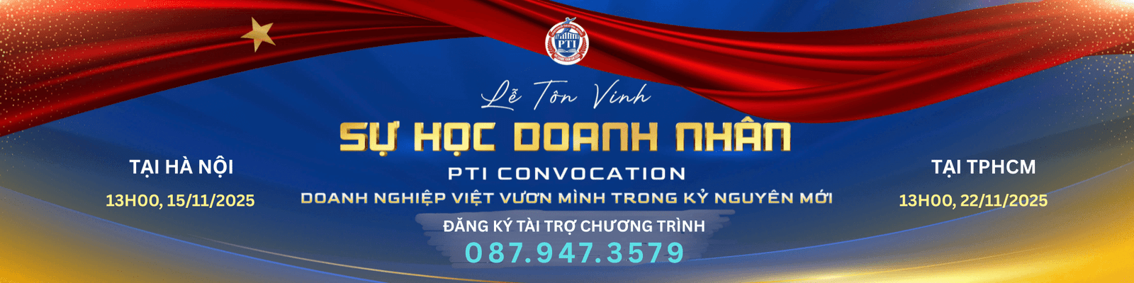 Đăng ký tài trợ chương trình Vinh Danh Sự Học Doanh Nhân 2025