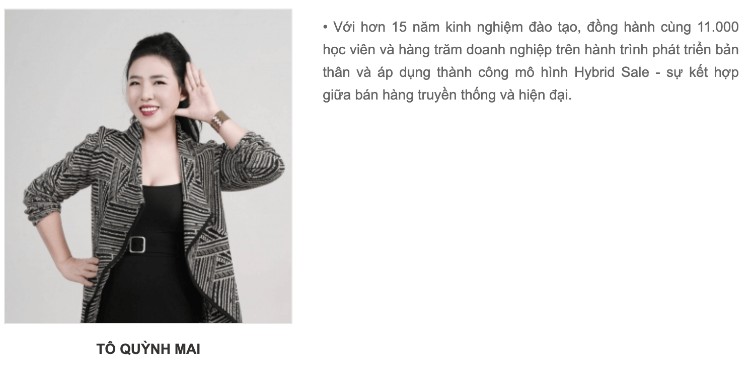 Giảng viên khoá học KOC làm video review sản phẩm